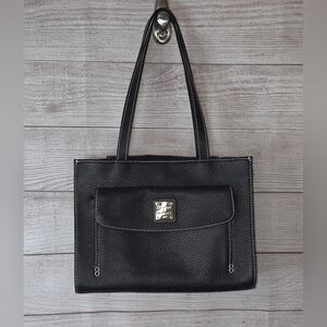 Dooney & Bourke Janine Pebbled Leather Tote With Front Pocket